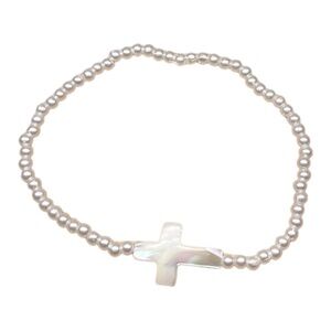 Beaded Cross Bracelet